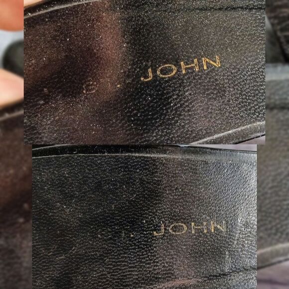 St. John Black Slingback Heels - Picture 6 of 12